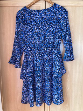 Vestido ONLY azul estampado talla M