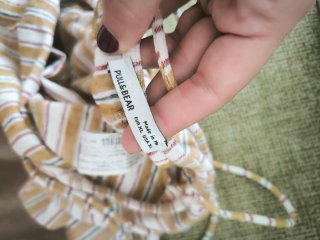 Mono corto de rayas Pull and Bear