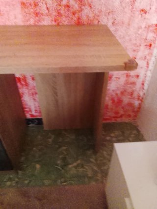 Escritorio madera con cajones
