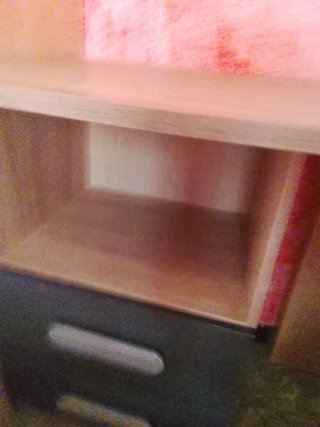 Escritorio madera con cajones
