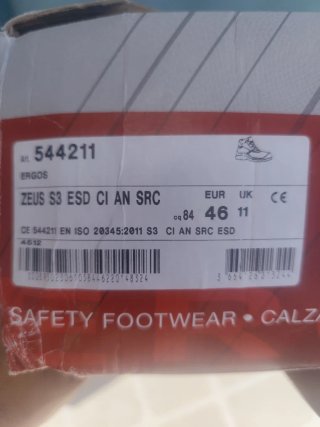 Botas seguridad Ergos S3. ¡¡ 121€ en tienda !!