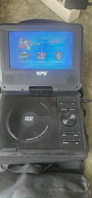 Reproductor DVD NPG portátil casa/coche