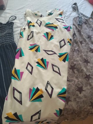 Lote 3 vestidos verano mujer Talla L