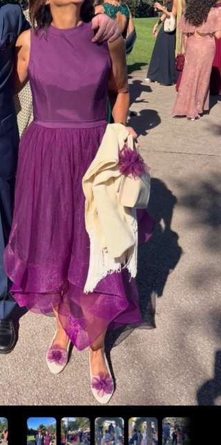 Vestido de ceremonia morado