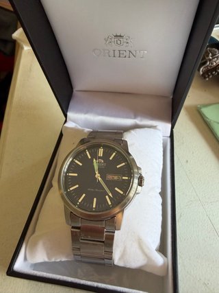 Reloj Orient Automático Negro/Plateado