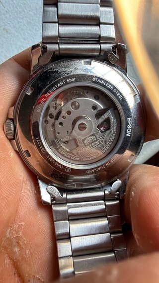 Reloj Orient Automático Negro/Plateado