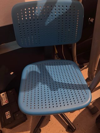 Silla de escritorio infantil azul
