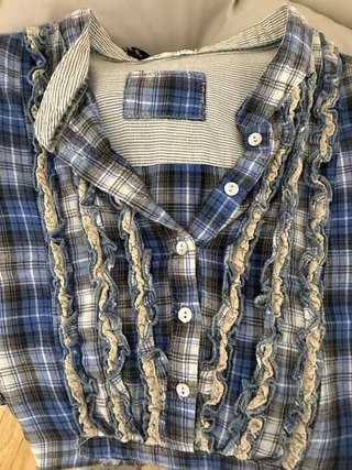 Camisa cuadros talla L