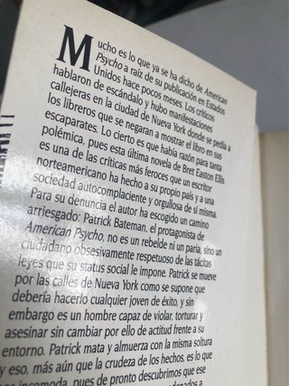 American psycho 1a edicion castellano
