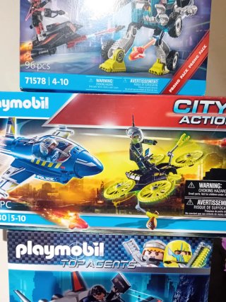 Playmobil Coche Robot Avión Agentes Secretos