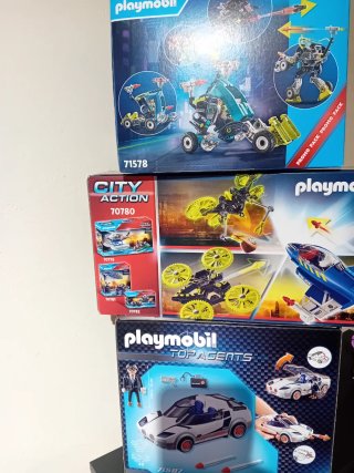 Playmobil Coche Robot Avión Agentes Secretos
