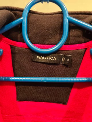 Chaqueta Náutica Roja y Negra Talla S