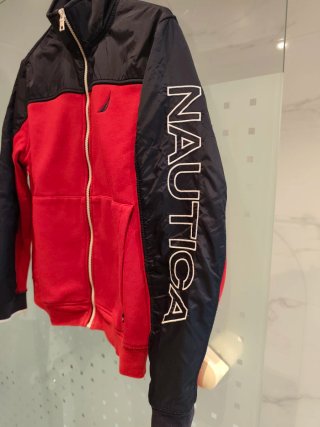 Chaqueta Náutica Roja y Negra Talla S