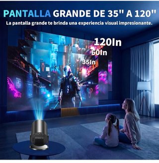 Proyector COOLID Portátil 4K Wi-Fi 6 HDMI