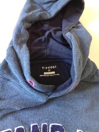 Sudadera Tiffosi chico azul