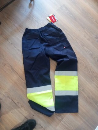 Pantalón de trabajo AVENUE azul y amarillo nuevo