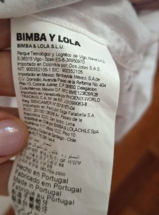 Vestido Bimba y Lola largo estampado