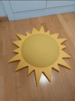 Lámpara Sol IKEA Amarilla Plástico