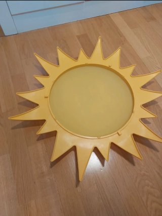 Lámpara Sol IKEA Amarilla Plástico