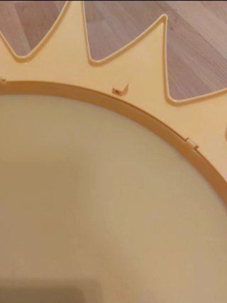 Lámpara Sol IKEA Amarilla Plástico