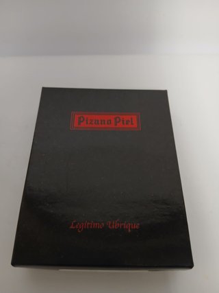 Cartera Pizana Piel Negra Elegante