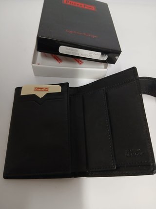Cartera Pizana Piel Negra Elegante