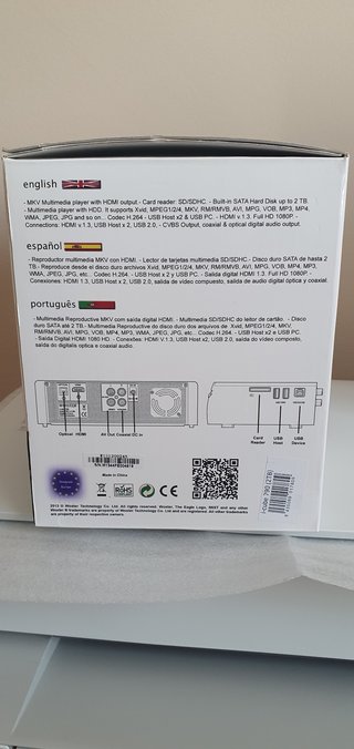 Disco Duro Multimedia Woxter i-Cube 790 2TB