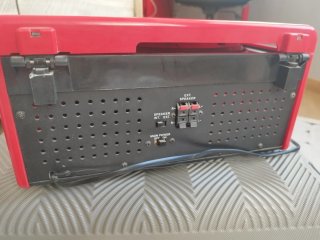 Tocadiscos Crosley Rojo Estilo Retro