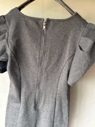 Vestido Forever 21 gris talla M