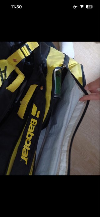 Raquetero Babolat Aero Negro y Amarillo