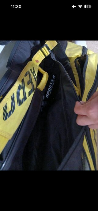 Raquetero Babolat Aero Negro y Amarillo