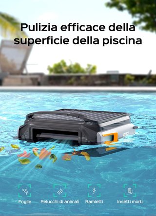 WYBOT F1 Skimmer Limpia Piscina Solar NUEVO