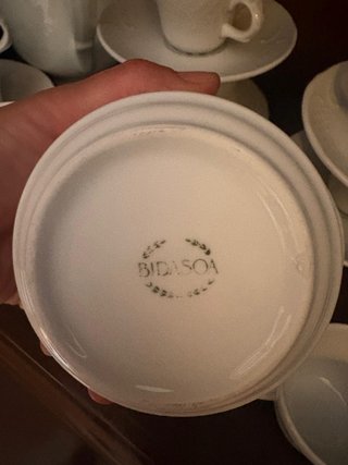 Juego de café Bidasoa de porcelana