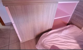 Habitación infantil convertible rosa