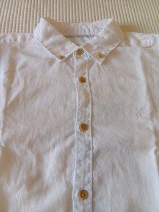 Camisa Springfield Lino Blanca Talla M