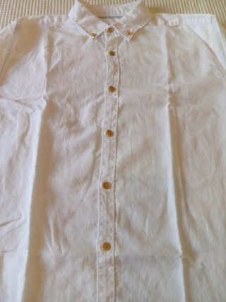 Camisa Springfield Lino Blanca Talla M