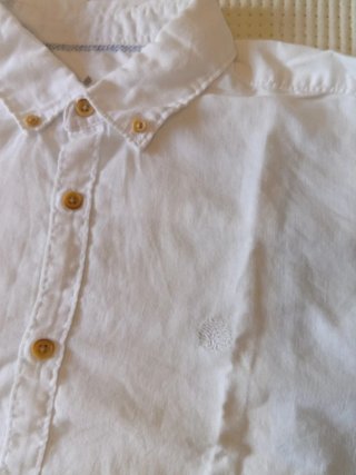 Camisa Springfield Lino Blanca Talla M