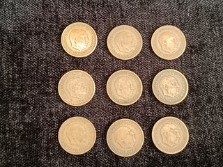 LOTE 48 MONEDAS 1 PESETA ESTADO ESPAÑOL 1947