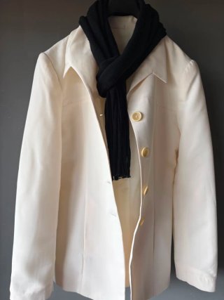Chaqueta americana beige talla S