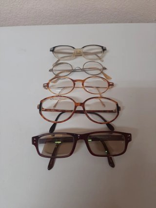 Lote 5 Gafas Graduadas Montura.Estilo vintage.