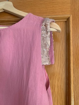 Conjunto falda y top rosa