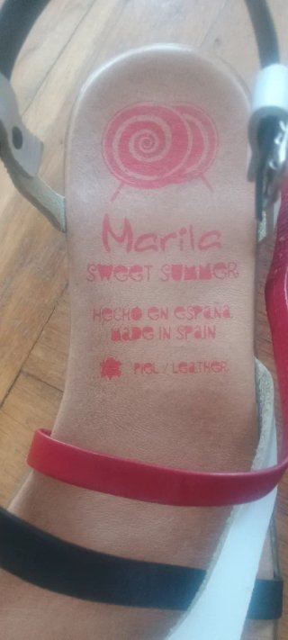 Sandalias Marila Mujer Talla 37 Multicolor