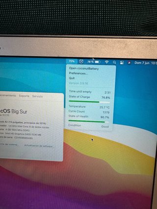 MacBook Air 13 2014 Plata