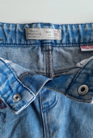 Falda vaquera Zara niña Talla XS/34