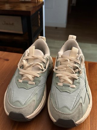 Zapatillas Puma Mujer Beige/Azul