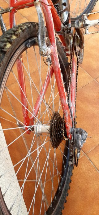 Bicicleta Rockrider MTB Roja