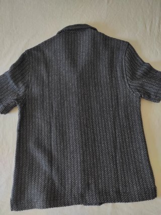 Camisa Oversize Zara Azul/Blanco