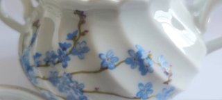 Azucarero Limoges Haviland Francia Porcelana