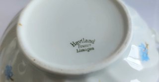 Azucarero Limoges Haviland Francia Porcelana