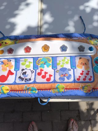Alfombra Piano infantil musical con animales
